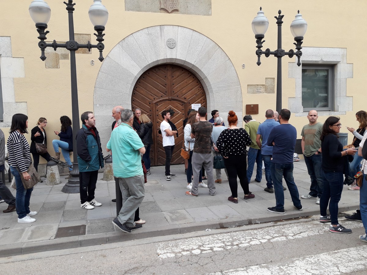 L'Ajuntament va tancar portes uns moments a la tarda, mentre s'arreglaven els serveis informàtics hackejats (JOAN SERRA) 1-O